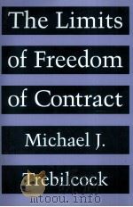 The Limits of Freedom of Contract（1997 PDF版）