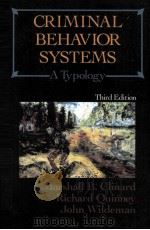 CRIMINAL BEHAVIOR SYSTEMS A TYPOLOGY   1994  PDF电子版封面    MARSHALL B.CLINARD RICHARD QUI 