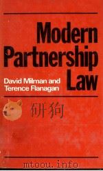 Modern Partnership Law   1983  PDF电子版封面  9780709910145;0709910142  David Milman 
