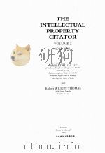 THE INTELLECTUAL PROPERTY CITATOR VOLUME 1（1997 PDF版）