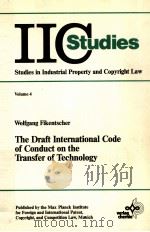 IICSTUDIES STUDIES IN INDUSTIAL PROPERTY AND COPYRIGJT LAW VOLUME 4   1980  PDF电子版封面  3527256989   