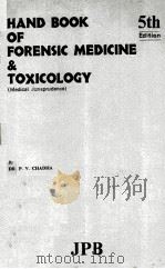 FORENSIC MEDICINE AND TOXICOGY   1984  PDF电子版封面     