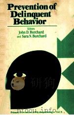 Prevention of Delinquent Behavior（1987 PDF版）