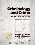 CRIMINOLOGY AND CRIME  AN INTRODUCTION（1986 PDF版）