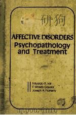 AFFECTIVE DISORDERS:PSYCHOPATHOLOGY AND TREATMENT（1982 PDF版）