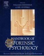 HANDBOOK OF FORENSIC PSYCHOLGY   1900  PDF电子版封面  0125241968   