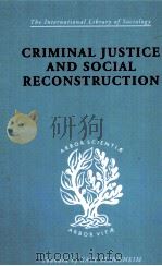 Criminal justice and social reconstruction（ PDF版）