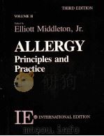 ALLERGY:PRINCIPLES AND PRACTICE  VOLUME 2  THIRD EDITION   1988  PDF电子版封面  0801632145  ELLIOTT MIDDLETON  CHARLES E.R 