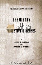CHEMISTRY OF DIGESTIVE DISEASES（1961 PDF版）