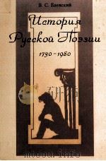 История русской поэзии:1730-1980   1996  PDF电子版封面    В.С.Баевский 