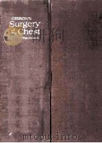 GIBBON'S SURGERY OF THE CHEST  THIRD EDITION（1976 PDF版）
