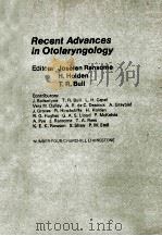 RECENT ADVANCES IN OTOLARYNGOLOGY  NUMBER FOUR（1973 PDF版）