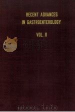 THE PROCEEDINGS OF THE 3RD WORLD CONGRESS OF GASTROENTEROLOGY  RECENT ADVANCES IN GASTROENTEROLOGY   1967  PDF电子版封面     