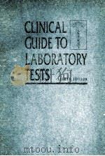 CLINICAL GUIDE TO LABORATORY TESTS  SECOND EDITION   1990  PDF电子版封面  0721624863  NORBERT W.TIETZ  PAUL R.FINLEY 