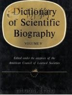 DICTIONARY OF SCIENTIFIC BIOGRAPHY  VOLUME V   1972  PDF电子版封面     