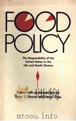 Food policy   1977  PDF电子版封面  0029051703  peter G.brow and henry shue 