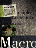 Principles of economics macro   1991  PDF电子版封面  0256085382   