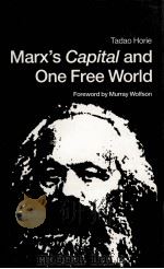 Marx's capital and one free world a fundamental reappraisal of his fplitical economy（1991 PDF版）