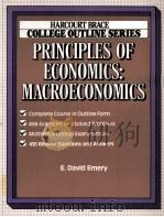 Principles of economics macroeconomics   1986  PDF电子版封面  0156015862  E. David Emery 