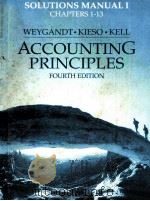 Accounting principles solutions manual 1 chapters 1-13 fouth edition（1996 PDF版）