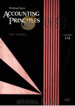 Working papers accounting principles chapters 1-14     PDF电子版封面  053880601X  Fess·Warren 