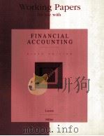Working papers for use with financial accounting sixth edition（1995 PDF版）