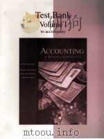 Accounting a business perspective test bank to accompany volume I (seventh edition)   1998  PDF电子版封面  0256167370  roger H.hermanson and james do 