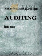 M&E professional studies auditing   1985  PDF电子版封面  0712104534  Emile Woolf 