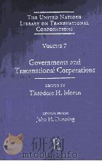 united nations library on transnational corporations volumen 7 Governments and transnational corpora（1993 PDF版）