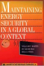 Maintaining energy security in a global context a report to the Trilateral Commission   1996  PDF电子版封面  0930503732   