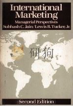 International marketing managerial perspectives second edition（1979 PDF版）