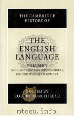 THE CAMBRIDGE HISTORY OF THE ENGLISH LANGUAGE  VOLUME V（1994 PDF版）