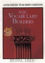 NTC VOCABULARY BUILDERS  RED BOOK     PDF电子版封面  0844258423  ANNOTATED TEACHER'S EDITION 