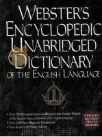 WEBSTER‘S ENCYCLOPEDIC UNABRIDGED DICTIONARY OF THE ENGLISH LANGUAGE  1   1996  PDF电子版封面  0517150263  DELUXE EDITION·REVISED AND UPD 
