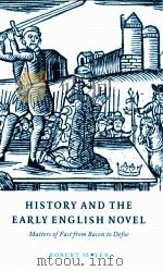 HISTORY AND THE EARLY ENGLISH NOVEL   1997  PDF电子版封面  0521604478  ROBERT MAYER 