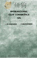 INTERNATIONAL CLAY CONFERENCE  1963  VOLUME 21（1965 PDF版）