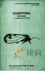 HOMOPTERA PSYLLOIDEA   1979  PDF电子版封面     