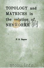 Topology and matrices in the solution of networks（1965 PDF版）