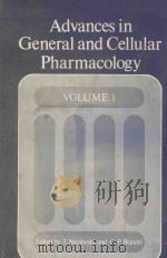 ADVANCES IN GENERAL AND CELLULAR PHARMACOLOGY  VOLUME 1（1976 PDF版）