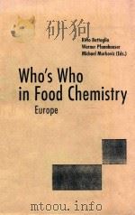 WHO'S WHO IN FOOD CHEMISTRY EUROPE（1996 PDF版）