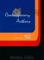 CONTEMPORARY AUTHORS  VOLUME 150   1996  PDF电子版封面  0810393492   