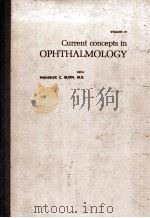 CURRENT CONCEPTS IN OPHTHALMOLOGY  VOLUME 4（1974 PDF版）