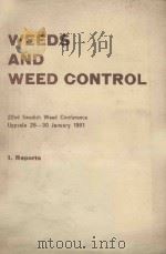 WEEDS AND WEED CONTROL  22ND SWEDISH WEED CONFERENCE UPPSALA 28-30 JANUARY 1981（1981 PDF版）