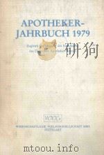 APOTHEKER-JAHRBUCH  1979   1979  PDF电子版封面  3804705804   