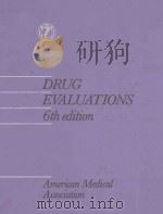 DRUG EVALUATIONS  6TH EDITION（1986 PDF版）