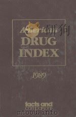 AMERICAN DRUG INDEX 1989  33ND EDITION（1989 PDF版）