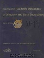 COMPUTER-READABLE DATABASES A DIRECTORY AND DATA SOURCEBOOK（1982 PDF版）