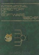 INTERNATIONAL DIRECTORY OF SOFTWARE 1980-81   1980  PDF电子版封面  0902908111   