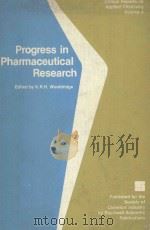 Progress in pharmaceutical research   1982  PDF电子版封面  0632007877  edited by K.R.H. Wooldridge 