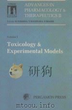 TOXICOLOGY AND EXPERIMENTAL MODELS（1982 PDF版）